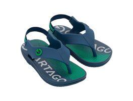Chinelo Cartago Atlanta 12256 (19-25) - Azul Verde Bq822