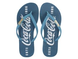 Chinelo Coca Cola 1886 (34-42) - Denim Denim Cc3516 
