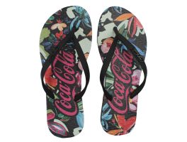 Chinelo Coca Cola Bahai (33-40) - Preto Cc4402 