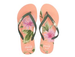 Chinelo Coca Cola Cherry (33-42) - Salmão Musgo Cc4399 