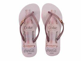 Chinelo Coca Cola Delicious Bottle (34-40) - Rosa Claro CC3812