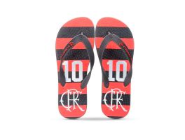 Chinelo Flamengo Manto 81 (37-44) - Preto FLA0402 