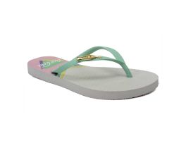 Chinelo Coca Cola Leeds Cc4332.4 (33-40) Branco Verde Claro 