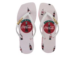 Chinelo Coca Cola Square (33-40) - Vermelho Branco Cc4377 