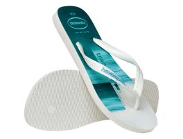 Havaianas Top Surfer I (43/44) - Branco  Azul Lavanda 7152 