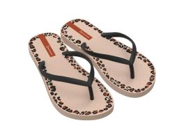 Chinelo Ipanema Day 27383 (23-32) - Bege preto marrom Bg904 