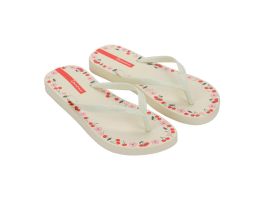 Chinelo Ipanema Day Fem 27321 (33/40) - Bege/Vermelho BQ188