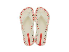 Chinelo Ipanema Day Fem 27321 (33/40) - Bege/Vermelho BQ188