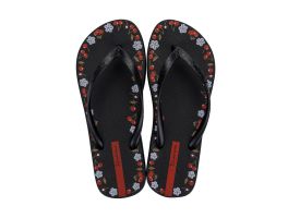 Chinelo Ipanema Day 27321 (33-40) - Preto Vermelho Bq189