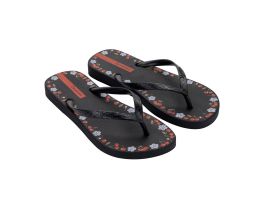 Chinelo Ipanema Day 27321 (33-40) - Preto Vermelho Bq189