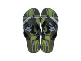Chinelo Ipanema Deck City 27114 (23-32) - Grafite Preto Verde BM897 