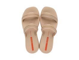 Chinelo Ipanema Slide Familia 2 (33-40) - Br777 Bege Dourado Laranja 27400