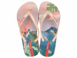 Chinelo Ipanema Sem Igual 25483 (33-40) - Bege Rosa Azul BL642