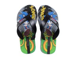 Chinelo Ipanema Sonic Play 27279 (23-32) - Cinza Preto Amarelo BM570