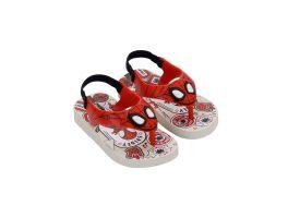 Chinelo Ipanema Spidey Baby 27513 (19-24) - Bege Vermelho Bw998