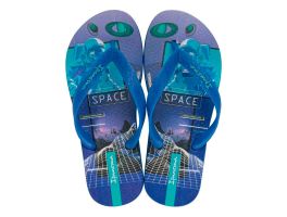 Chinelo Ipanema Temas Infantil 25479 (23-32) - Azul Lilás Bk640 