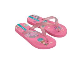 Chinelo Ipanema Temas Infantil 25479 (23-32) -Rosa Perolado BK636 
