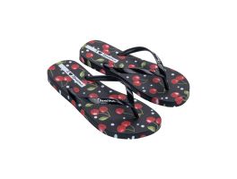 Chinelo Ipanema Trendy Print 27452 (33-40) - Preto Vermelho Verde Bq997