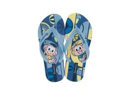 Chinelo Ipanema Turma Da Monica  26790 (23-32) - Azul Amarelo BK415 