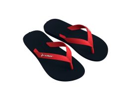 Chinelo Rider Feel Light Dedo 12520 (28-36) - Preto Vermelho Branco BP650