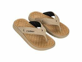 Chinelo Rider R Soft Plus 12528 (37-44) - Bege Preto Bq320
