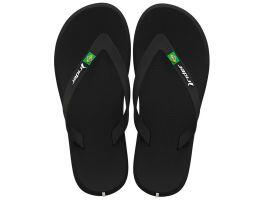 Chinelo Rider R1 Brasil 12621 (37-44) - Bv254 Preto Branco 