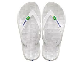 Chinelo Rider R1 Brasil 12621 (37-44) - Branco Azul Bv255 