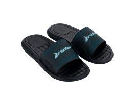 Chinelo Rider Step Slide 12223 (28-36) - Preto Branco Bp770