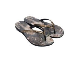 Chinelo Grendha Amor Em Flor 19086 ( 33-40) - Preto Bp755 