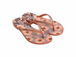 Chinelo Grendha Mais Açaí 18060 (33-40) - Rosa Floral 90984 