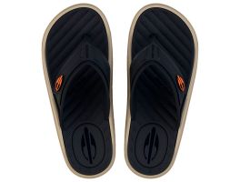 Chinelo Mormaii Balian 12554 (37-44) - Bege Azul Laranja Bt739 