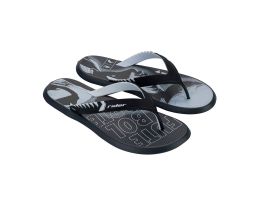 Chinelo Rider R1 Prime 12559 (37-44) - Cinza Preto Branco BT225 