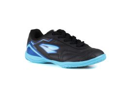Chuteira Dray 307.10.34 (28-36) - Preto Azul Celeste 306 Indoor