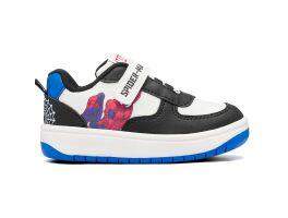 Tênis Disney Spider MSP01DY (21-27) - Branco Preto Azul