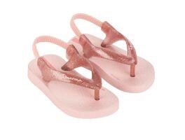 Chinelo Ipanema Glitter Baby 27182 (19-24) - Rosa Claro Glitter Au855 