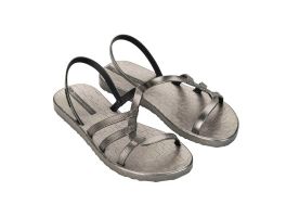 Sandália Ipanema Diversa Mais 27243 (34-40) - Prata/Prata/Preto Bh490 