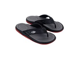 Chinelo Mormaii Balian 12554 (37-44) - Preto Cinza Vermelho  Bs371 