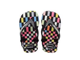 Havaianas Baby Check (19) - Branco Preto 0128