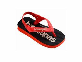 Havaianas Baby Logomania (17-24) - Blond Orange Vermelho Rubi 6171
