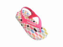 Havaianas Baby Check (21) - Branco Rosa Flux  7026 