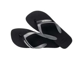 Havaianas Dual (45/46) - Preto Cinza Aço 6328 