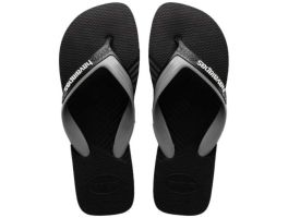Havaianas Dual (45/46) - Preto Cinza Aço 6328 