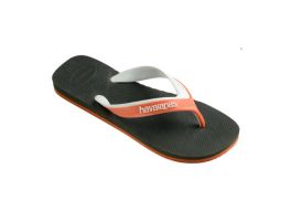 Havaianas Dual (37/38) - Verde Olive Branco 7202