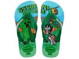 Havaianas Kids Minecraft (25/26) - Verde Pátria 2703