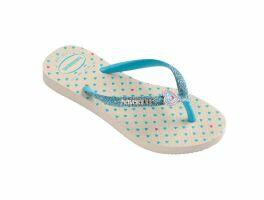 Havaianas Kids Slim Glitter II (27-36) - Bege Palha 0121