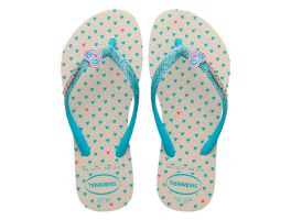 Havaianas Kids Slim Glitter II (31/32) - Bege Palha 0121 