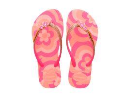 Havaianas Kids Slim Glitter II (27-34) - Blossom Rosa Flux 3128 