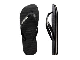 Havaianas Logo Filete (39/40) - Preto Branco 4747