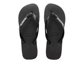 Havaianas Logo Filete (39/40) - Preto Branco 4747