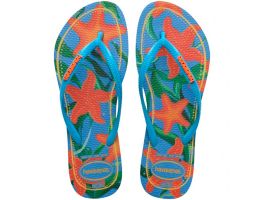 Havaianas Slim Tropical (33-40) - Turquesa 0212  